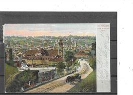 SG St.Gallen 1905 vom Mühleck aus mit Fuhrwerk