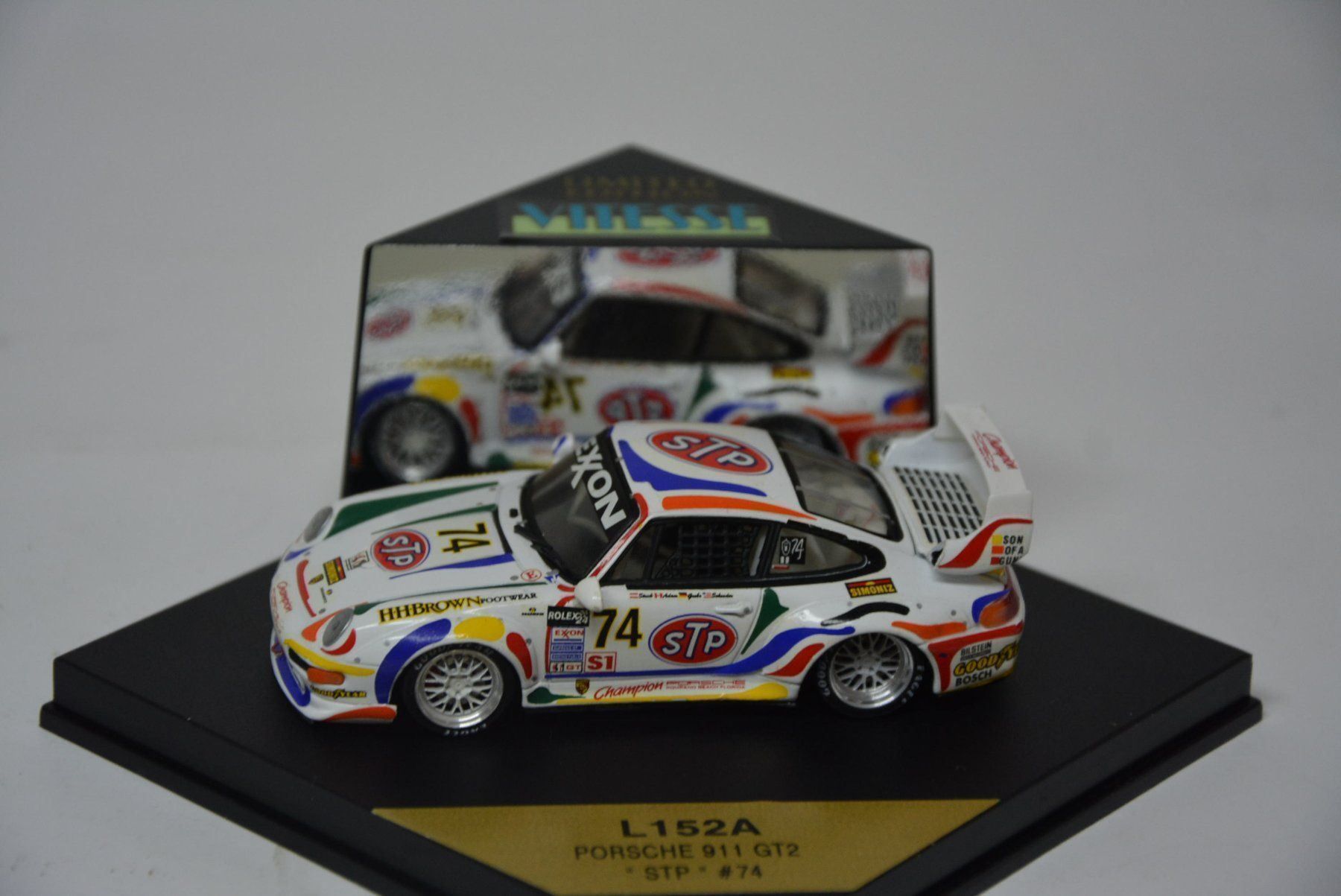 Porsche Modellini d'auto: Porsche 911 GT2 " STP " #74  , 1:43 – Nuovo (secondo la descrizione) da Goldach venduto da Feivel9 1
