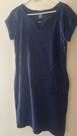 Kleid Leinen Gr. 36 Manor