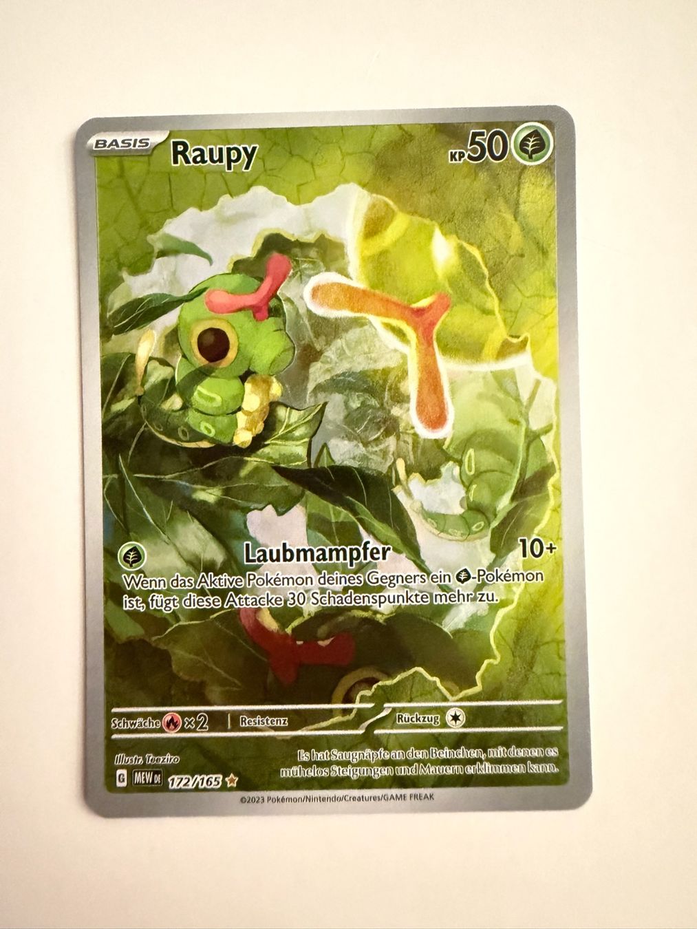 Pokémon Carte collezionabili: Raupy – Usato da Biel/Bienne venduto da SeeLoewe55