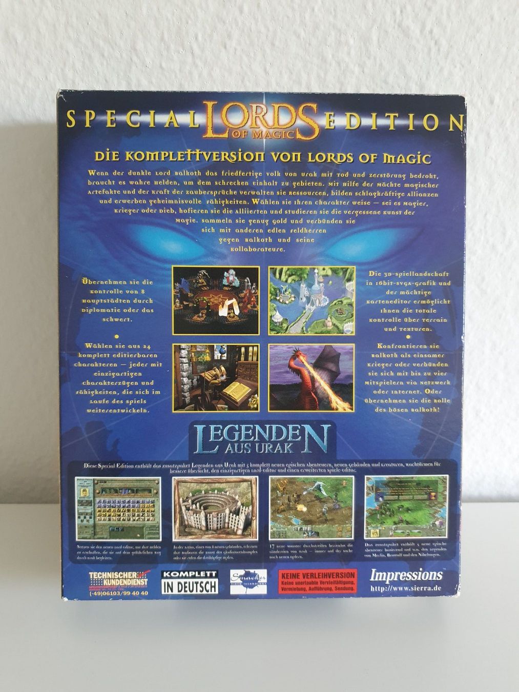 Giochi: PC Game Lords of Magic Special Edition (1997) Big Box – Usato da Greifensee venduto da perfectioN88 2