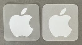 Apple Stickers (2 Stück) (NEU!)