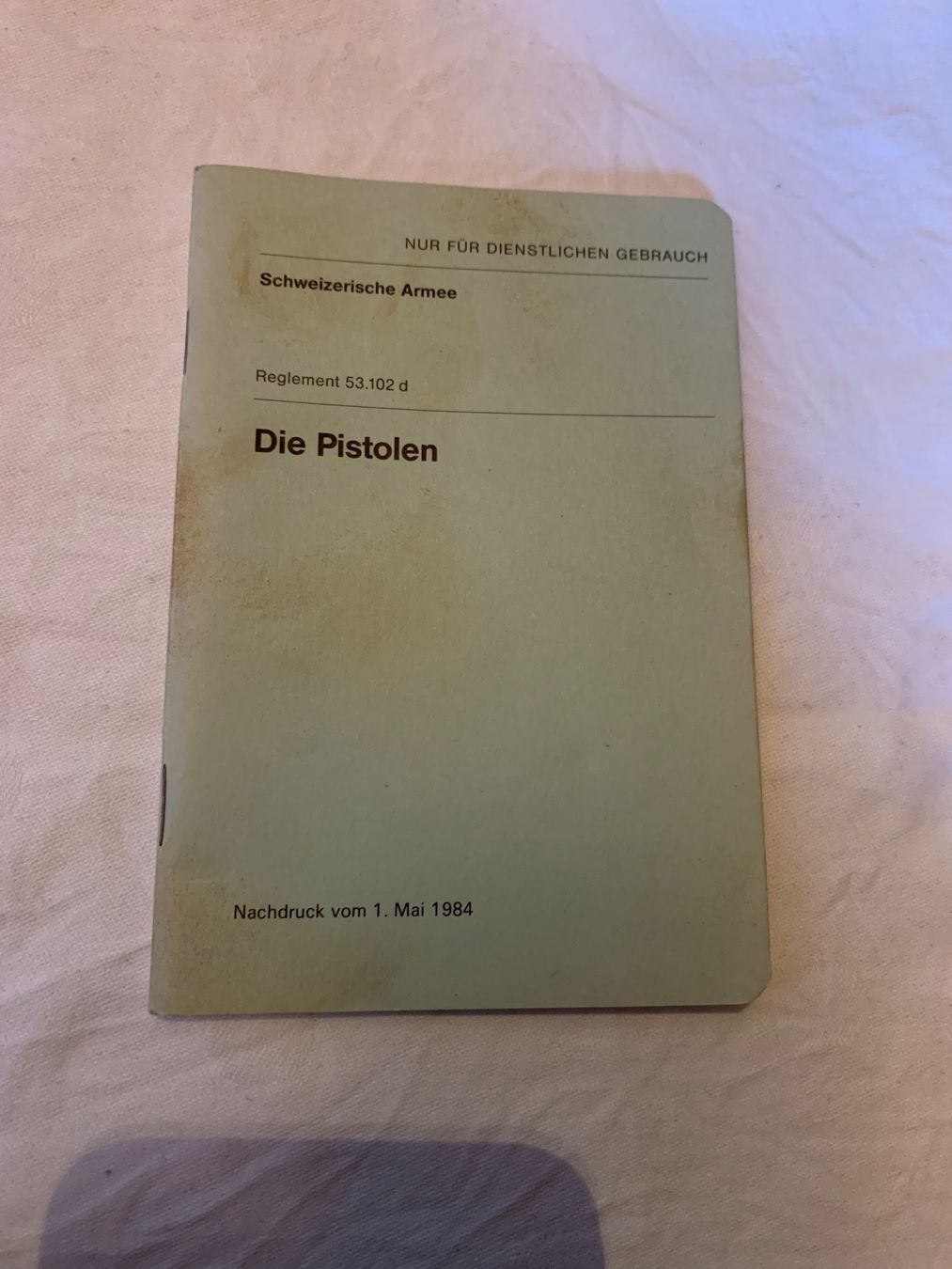 Libri: Reglement die Pistolen – Usato da Dotnacht venduto da tmn_8