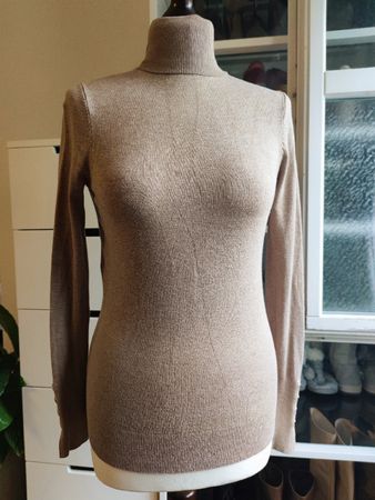 Zara women's beige/brown sweater - size 36 (ungetragen)