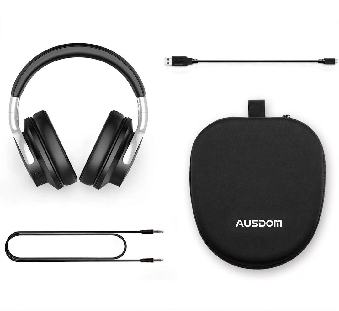 Casques audio: AUSDOM ANC Kopfhörer schwarz NEU – Neuf avec emballage d'origine à Ballwil par AyngaMarket 5