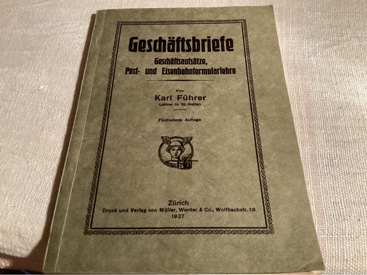 SBB/CFF/FFS Documenti: Eisenbahnformularlehere 125 pages 1937 intéressant – Usato da Luc (Ayent) venduto da Rebouille