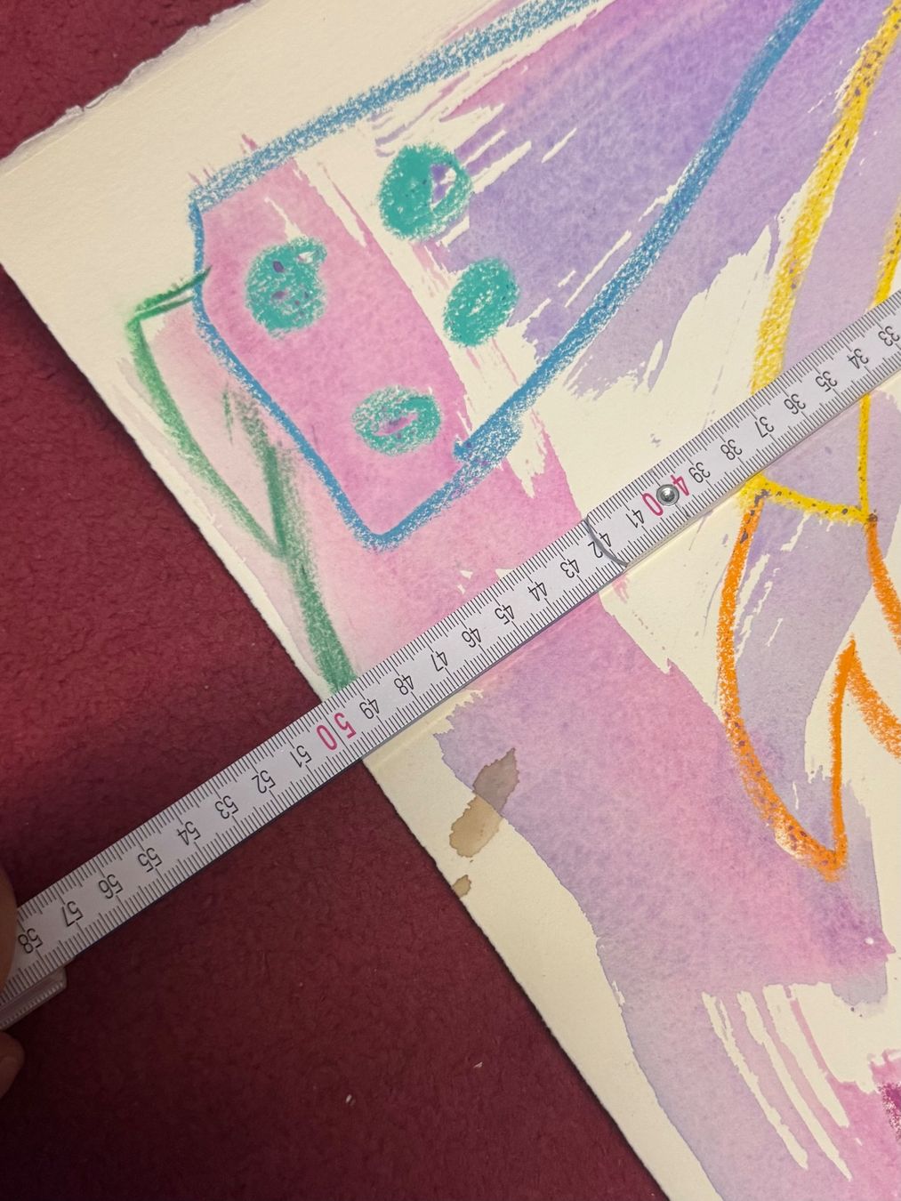Gemälde: Aquarell Hand signiert Bild – Gebraucht aus Schlieren von Freundlich02 3