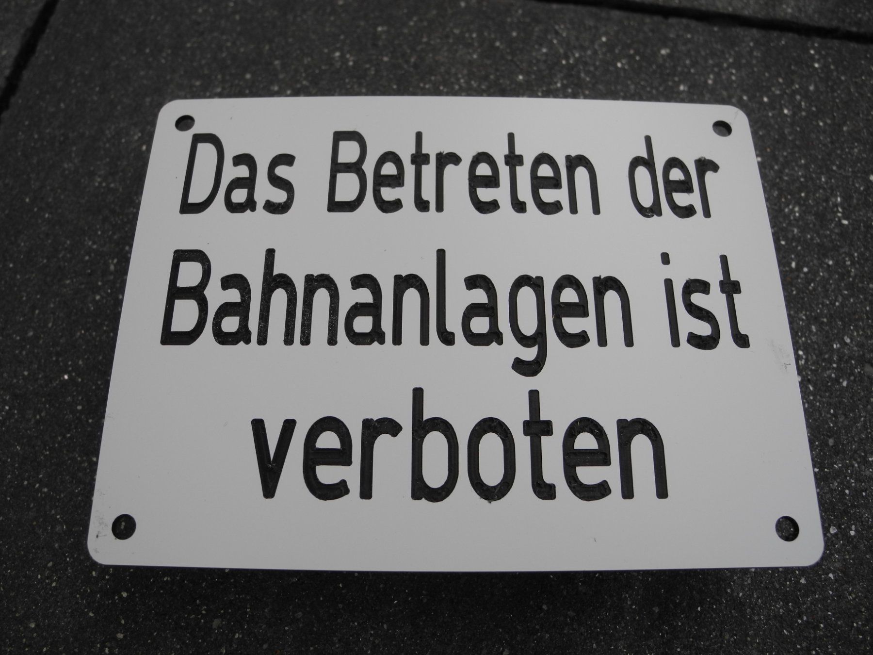 SBB/CFF/FFS Insegne: KLEINES BAHNSCHILD – Nuovo (secondo la descrizione) da Reinach AG venduto da Huckleberrysix 2