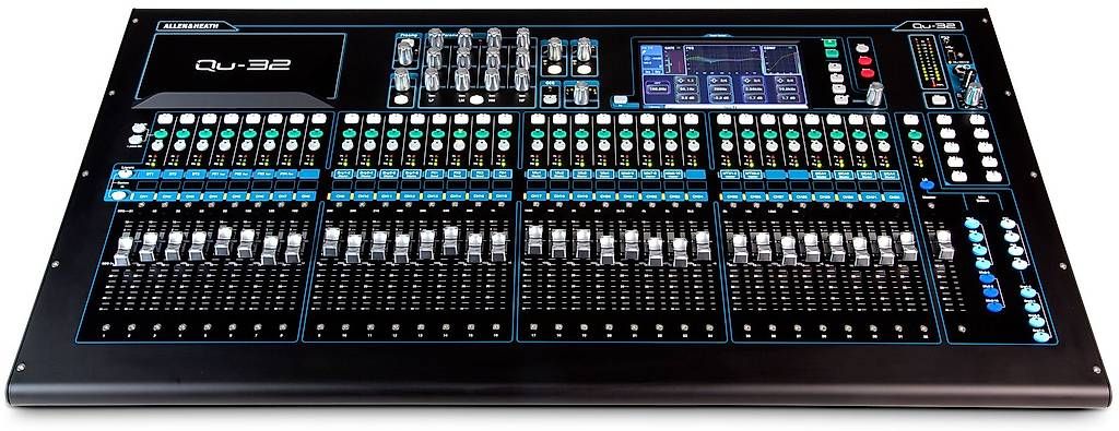 Allen & Heath Console di mixaggio: Allen & Heath QU-32C C-Chrome – Nuovo e nell'imballaggio originale da Giebenach venduto da MusiX-Pro 3