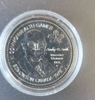 Commonwealth Games Edmonton 1978 Coin Stanley A. Smith