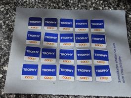 1 volle Karte Coop Trophy Rotho Swiss Design 
