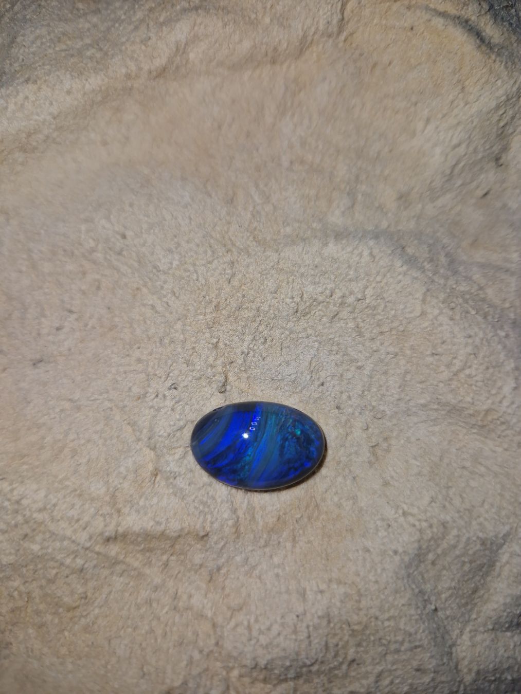 Colliers: collier opale noire bleu australienne – Neuf (Voir description) à fribourg par hakoh 2