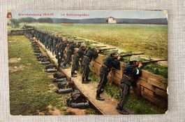 Ansichtskarte Grenzsicherung 1914/15 im Schützengraben