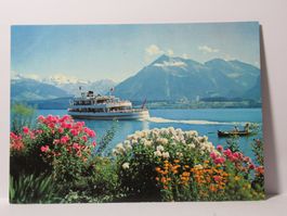 Thunersee, Blümlisalp und Niesen , Schiff