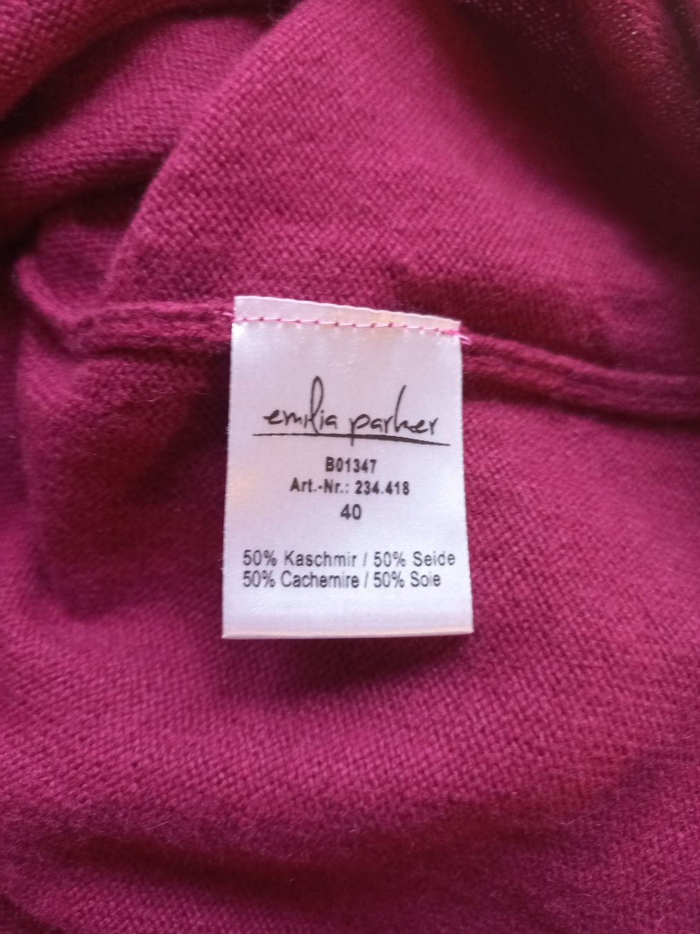 Maglioni & Felpe: Pullover Kasschmir /Seide – Usato da Zofingen venduto da piawm 2