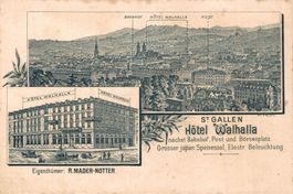 St. Gallen. Hôtel Walhalla