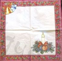 Serviette kerze 25x25 (w227) 3Stk.