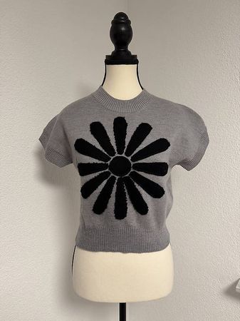 Kenzo Paris Strickpullover mit Blumenmotiv