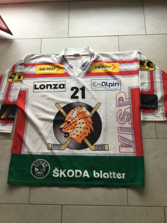 Trikot Maillot Maglia EHC VISP GASTALDO MATCH