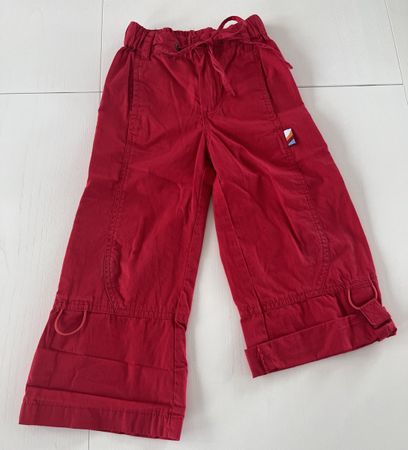 Rote Hose, Länge verstellbar, Gr. 92