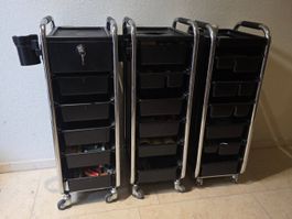 Coiffure Trolley  3 Stck