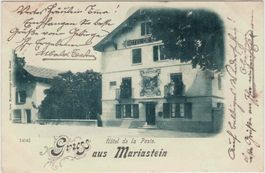 SO 35 Mariastein Hôtel de la Poste 1899