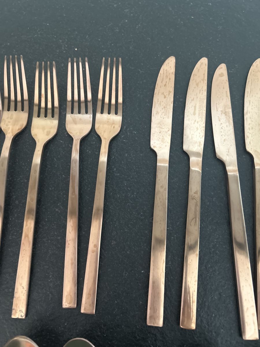 Bestecksets: Besteckset 24tlg. Rosé Gold – Neu (gemäss Beschreibung) aus Beinwil (Freiamt) von Sunshineinthemorning 1