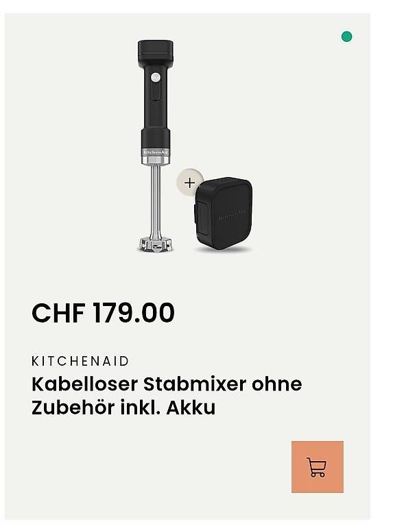 Appareils de cuisine: KitchenAid Cordless Serie – D'occasion à Zuchwil par Miss-Sunshine 4