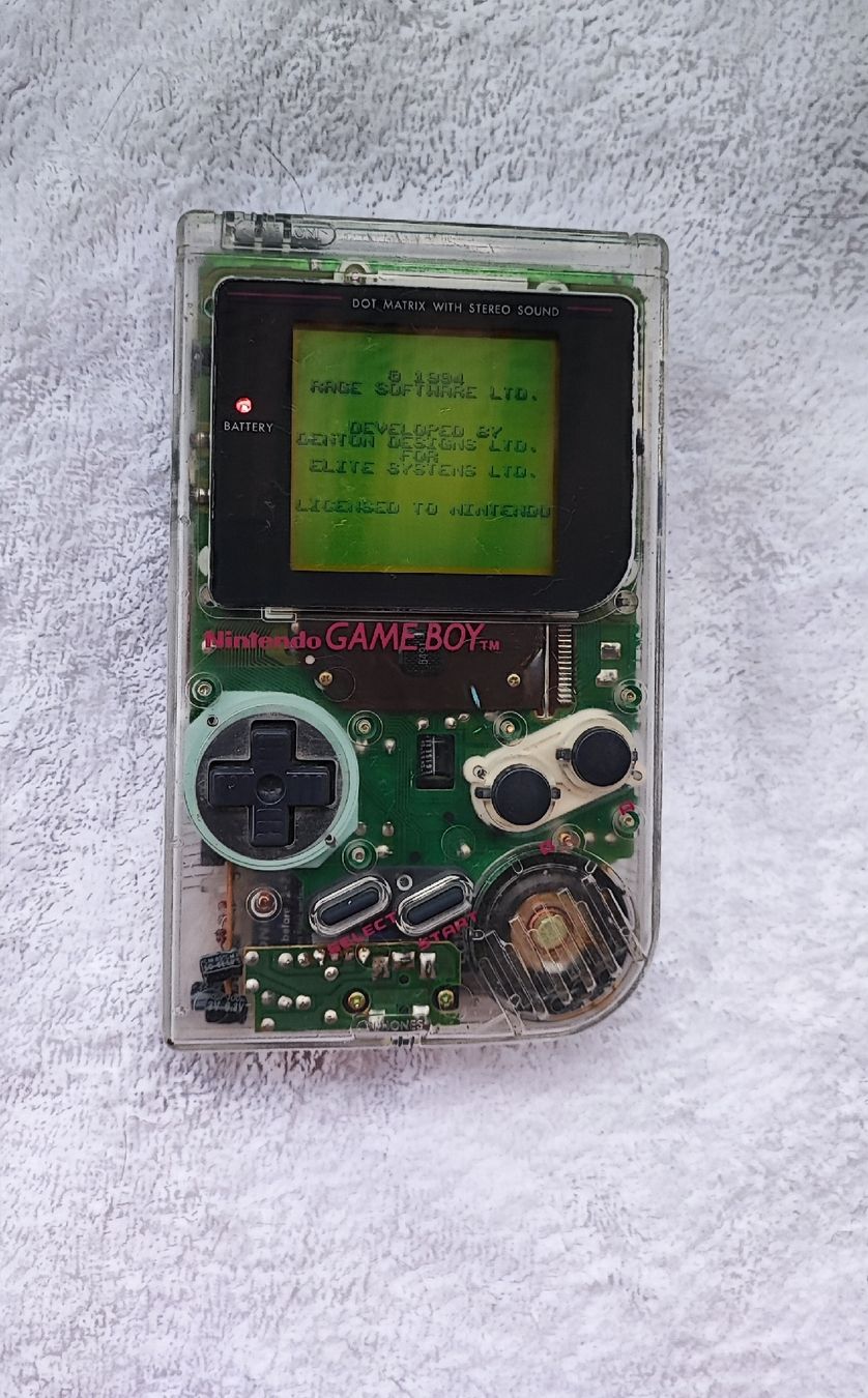 Nintendo Jeux: Original Nintendo Game Boy DMG-01 Transparent/Clear. – D'occasion à Zollikofen par zar_j67f 1