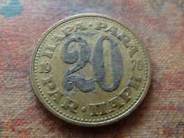 YOUGOSLAVIE  20  Para  1976