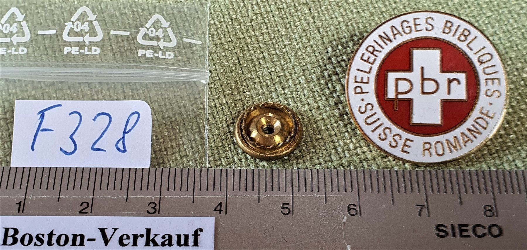 Plaketten & Abzeichen: F328 - Pin Pelerinages Suisse Romande – Gebraucht aus Reinach BL von Boston-Verkauf 3
