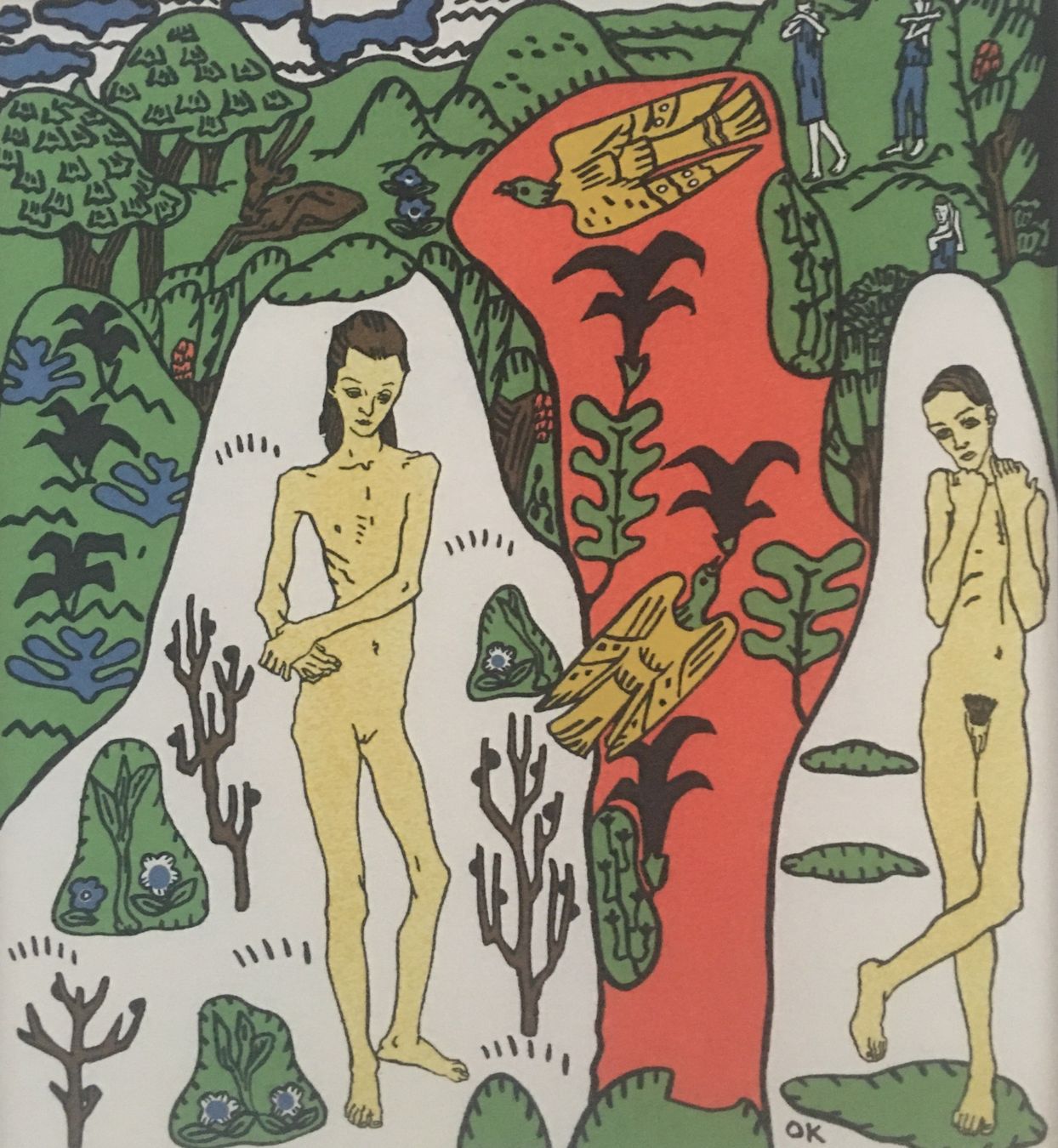 Grafiken & Lithographien: Oskar Kokoschka   Lithographie   "Das Mädchen Li und ich" – Gebraucht aus Nennigkofen von waltraub
