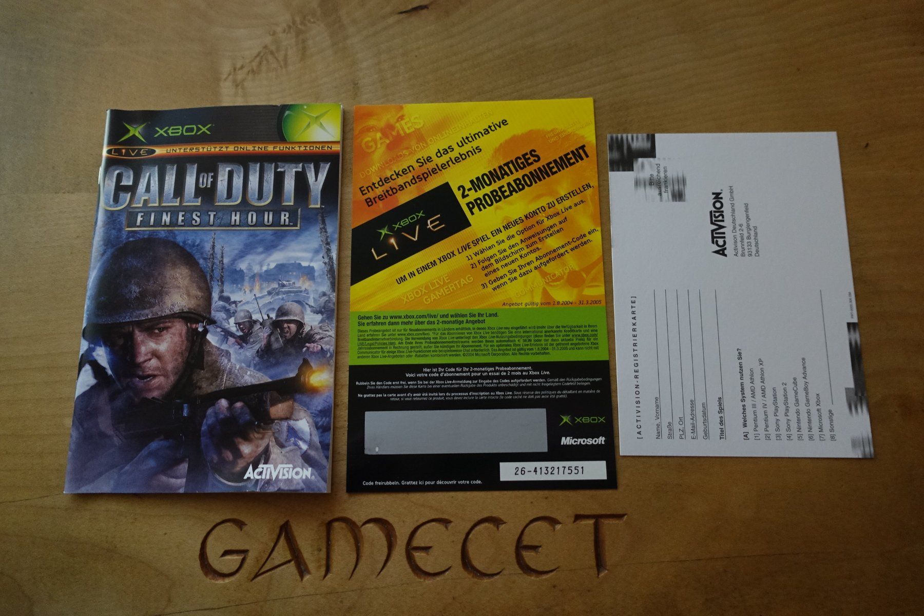 Microsoft Jeux: Call of Duty: Finest Hour – D'occasion à Steinach par Gamecet 4