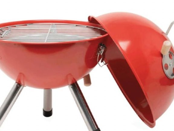 Grills: Mini BBQ Grill Cookout, rot, ca. 30 cm Durchmesser – Neu und originalverpackt aus Neuenhof von jorogo 2