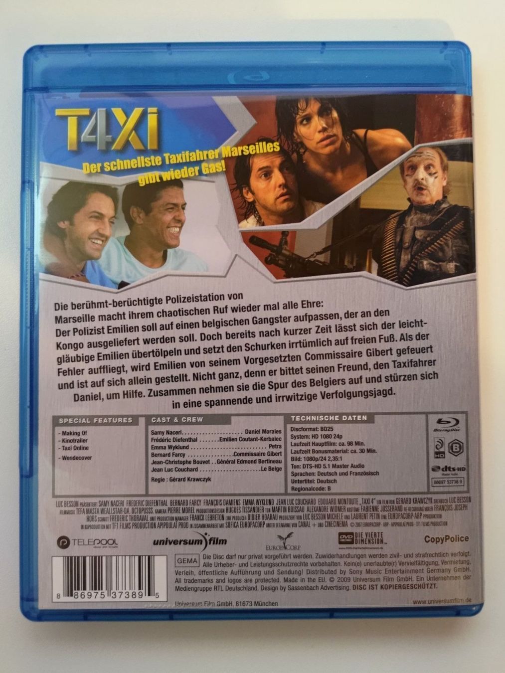 Tutti i DVDs: Taxi 4 / T4xi – Usato da Liestal venduto da Kratzilla 2