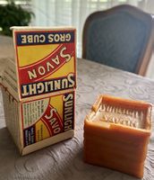 Original Sunlight-Seife Olten mit Schachtel – ca. 1940/50 
