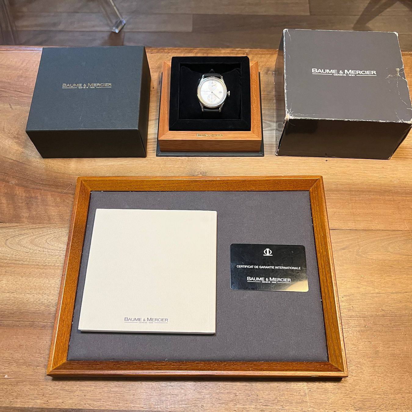 Baume & Mercier Uhren: Baume & Mercier Automatic Date Full Set 65573 – Gebraucht aus Carouge GE von Watchaser 9