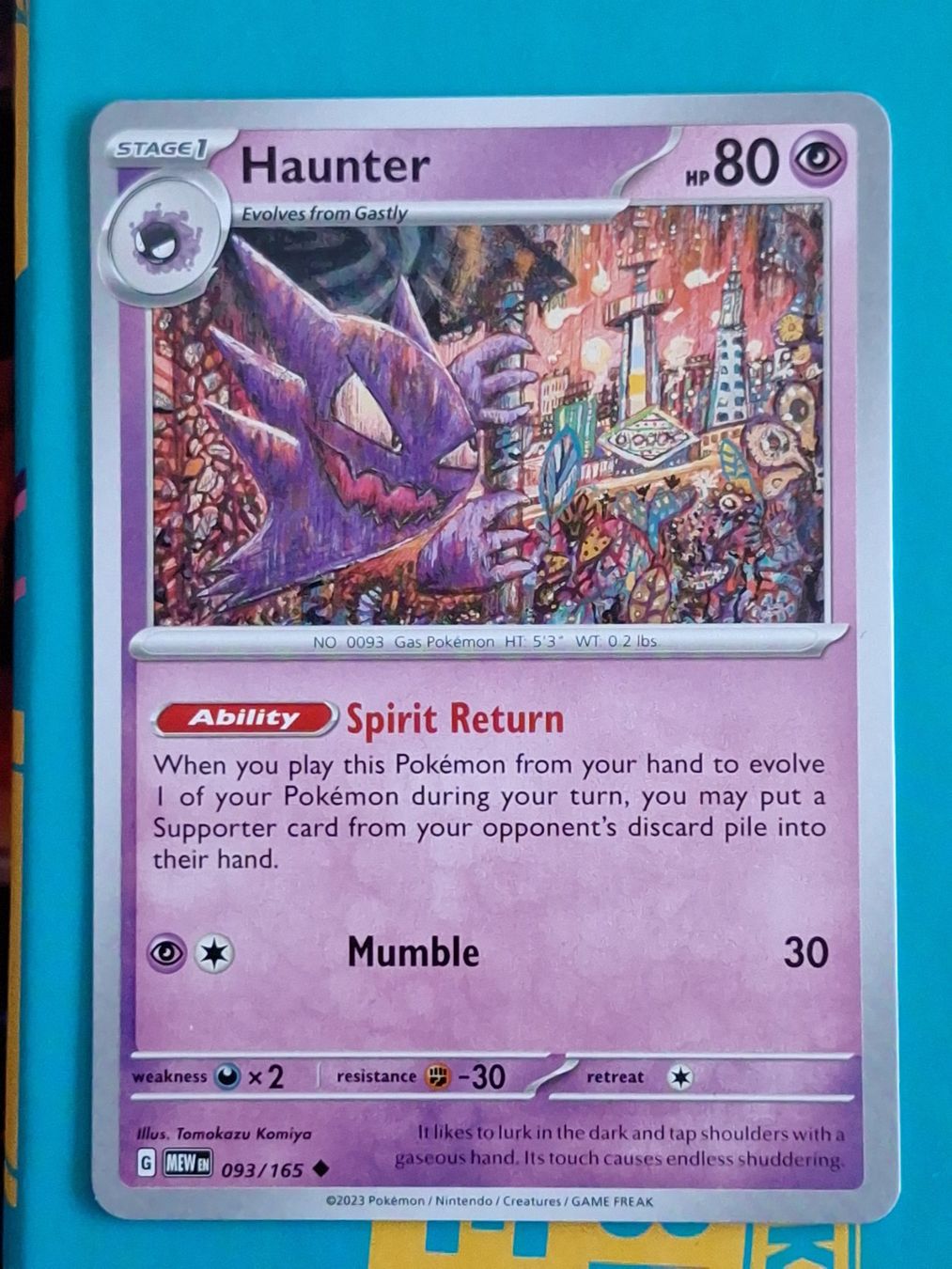 Pokémon Carte collezionabili: Haunter Alpollo - Pokemon Mew 151 – Usato da Altstätten SG venduto da GGsGameshop