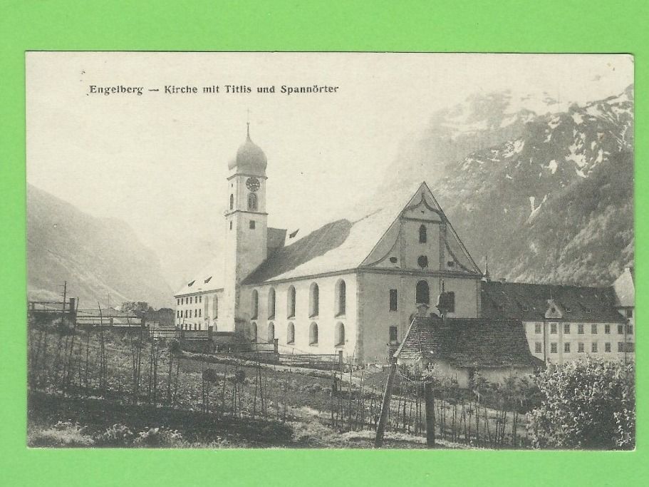 Cartes postales: Engelberg - Kirche mit Titlis und Spannörter – Neuf (Voir description) à Zürich par t24_de