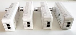 4x Devolo dLAN 1200+ WiFi ac Powerline Adapter weiss