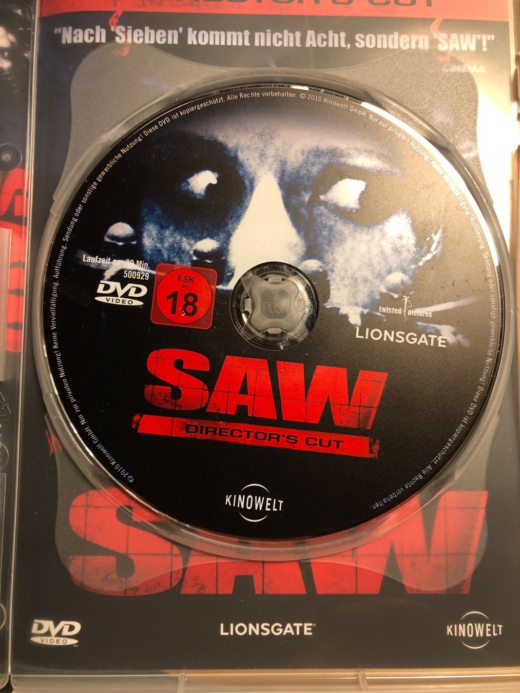 Tutti i DVDs: SAW Directors Cut DVD – Usato da Kestenholz venduto da Inna09 2