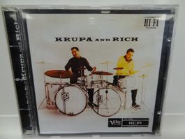 Krupa and Rich - Verve Records - Seltene Jazz CD, Top!