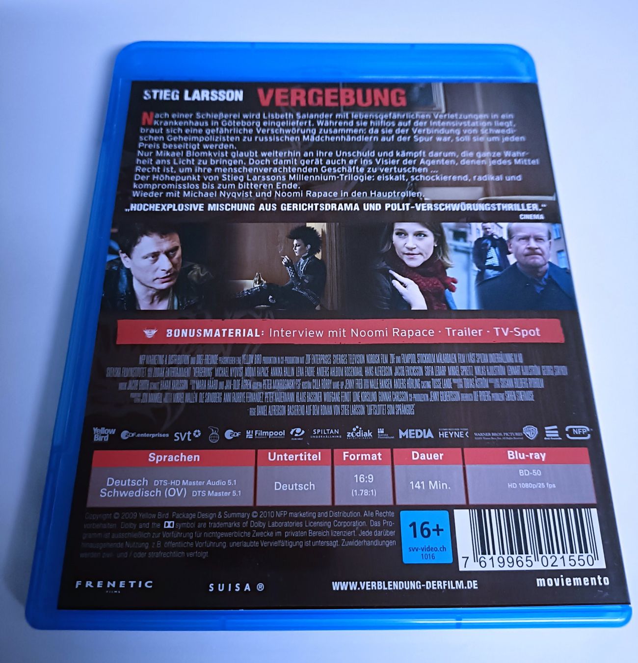 Tutti i DVDs: Vergebung von Stieg Larrson | Bluray – Usato da Köniz venduto da Movieportal007 1