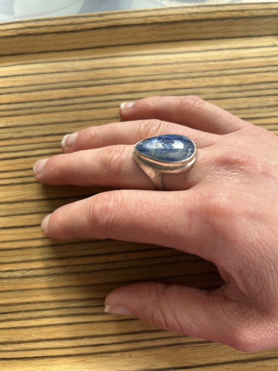 Bagues: Ring Silber 925 mit Kyanit – D'occasion à Birsfelden par Exclusivity 1