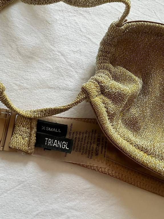 Costumi da bagno & Bikini: TRIANGL Bikini Set, gold, Grösse XS/S – Usato da Bern venduto da labernoise 3