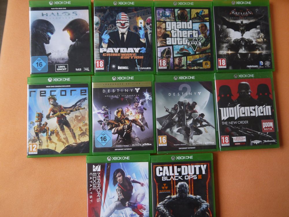 10 TOP XBOX ONE SPIELE Kaufen auf Ricardo