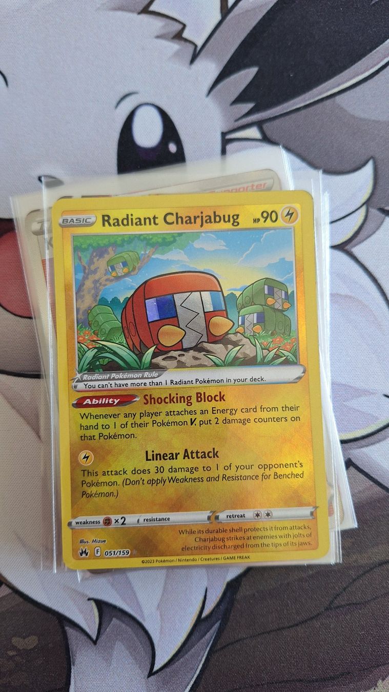 Pokémon Sammelbilder & Trading cards: Radiant Charjabug - Pokemon TCG – Gebraucht aus Altstätten SG von GGsGameshop