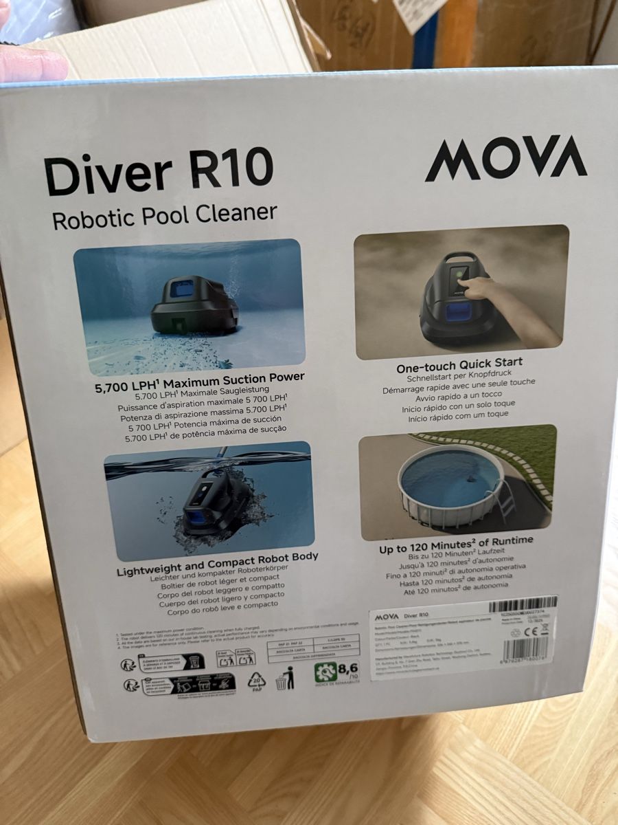 Accessori per Piscine: Robotic Pool Cleaner Mova Diver R10 - New – Nuovo e nell'imballaggio originale da Wallbach venduto da Nenex 9