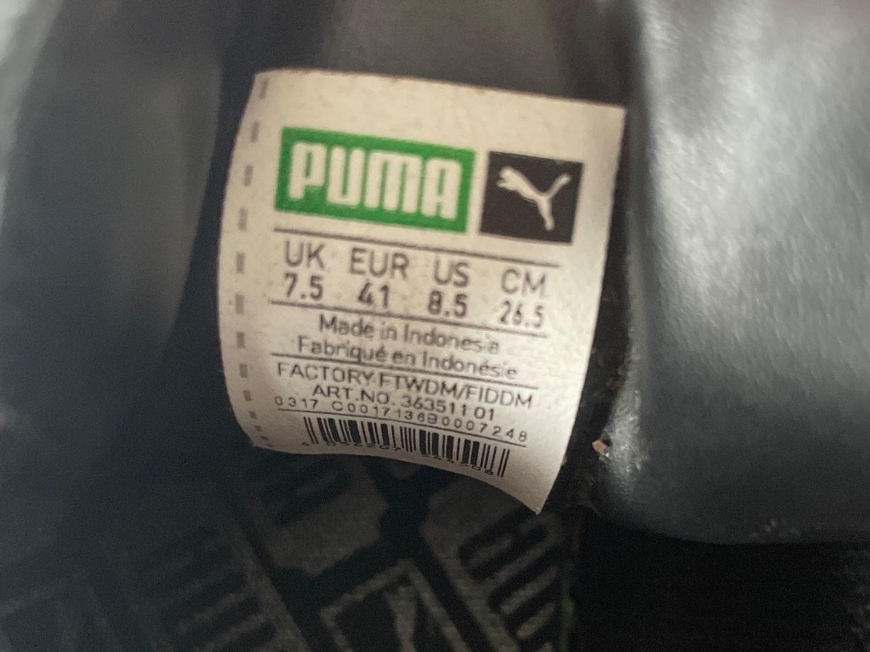 Puma Herrenschuhe: Baskets Puma Suede noires en daim, taille 41 – Gebraucht aus Sion von lbo_jpy8 3