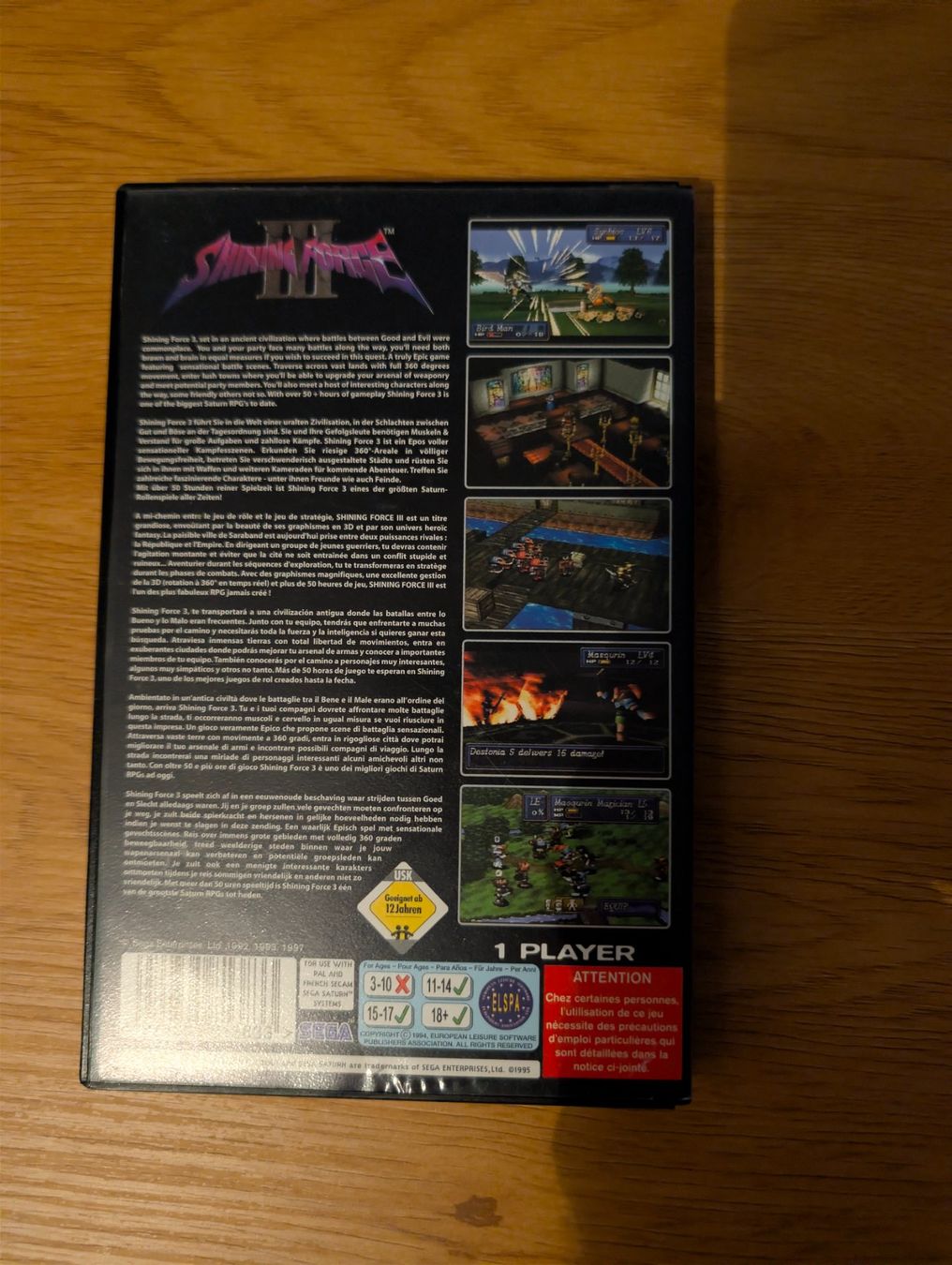 Sega Spiele: Shining Force 3 – Gebraucht aus Vuisternens-Ogoz von mar_t8kv 1